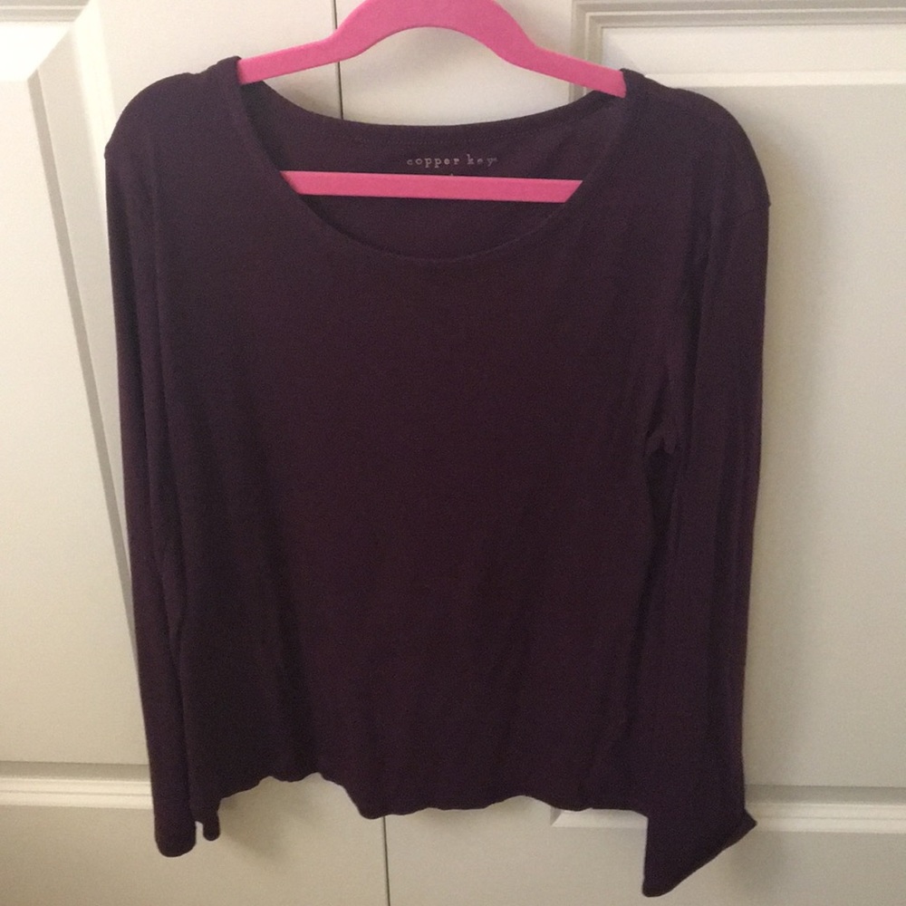 Worn once plum color shirt